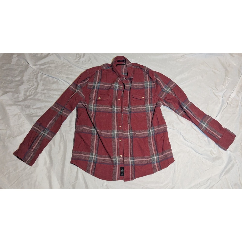 Lucky Brand Men's Long Sleeve Button‎ Down Shirt Classic Fit Size Large